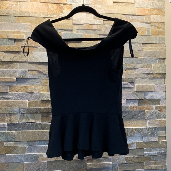 Love j, Black, US M, Peplum shirt - Picture 3 of 5